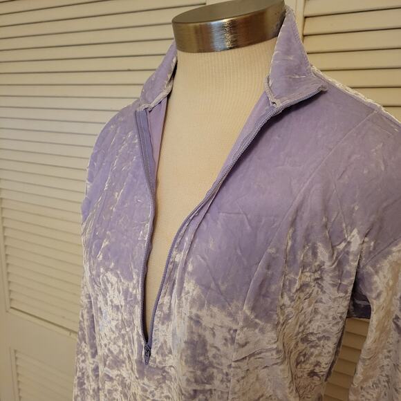 Terry Precision Purple Velvet Reflective Cycling Jersey Women’s M Long Sleeve - Picture 4 of 9